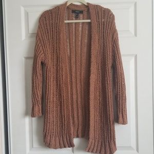 FOREVER 21 | Open knit cardigan, size L